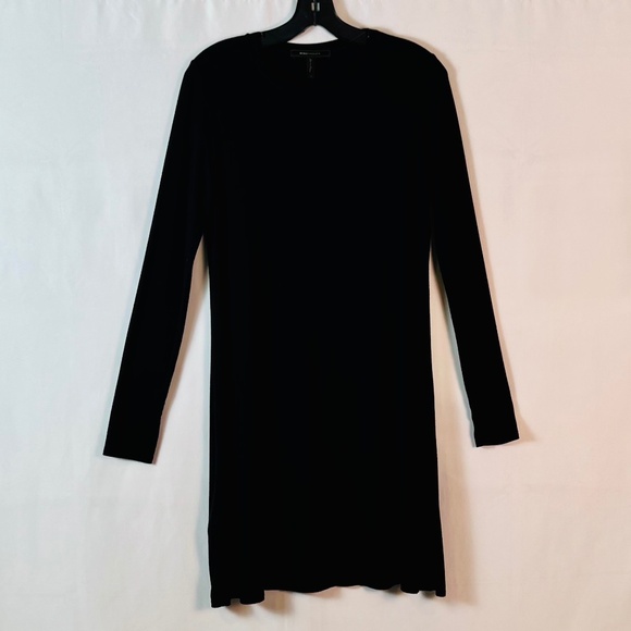 BCBGMaxAzria Black Longsleeve T-shirt Dress "Jeanna" - Picture 6 of 7